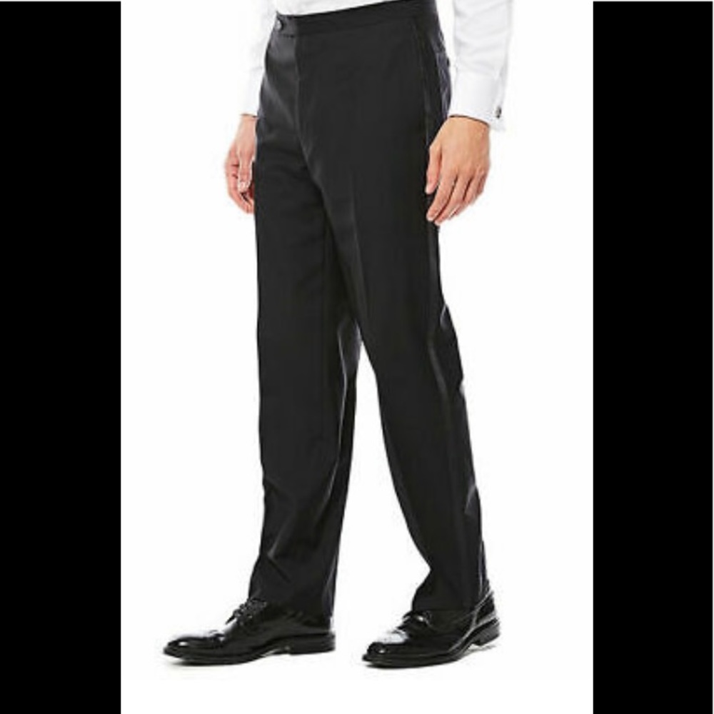 Collection by Michael Strahan Black Tuxedo Pants 36